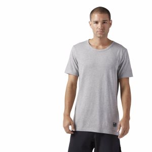 Reebok Noble Fight T Shirt Herren - Grau - DE 631-TOZ